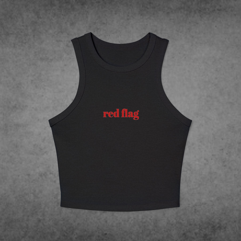 Red Flag Crop Tank