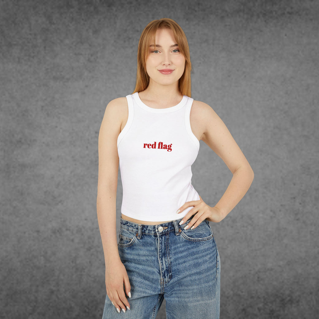 Red Flag Crop Tank