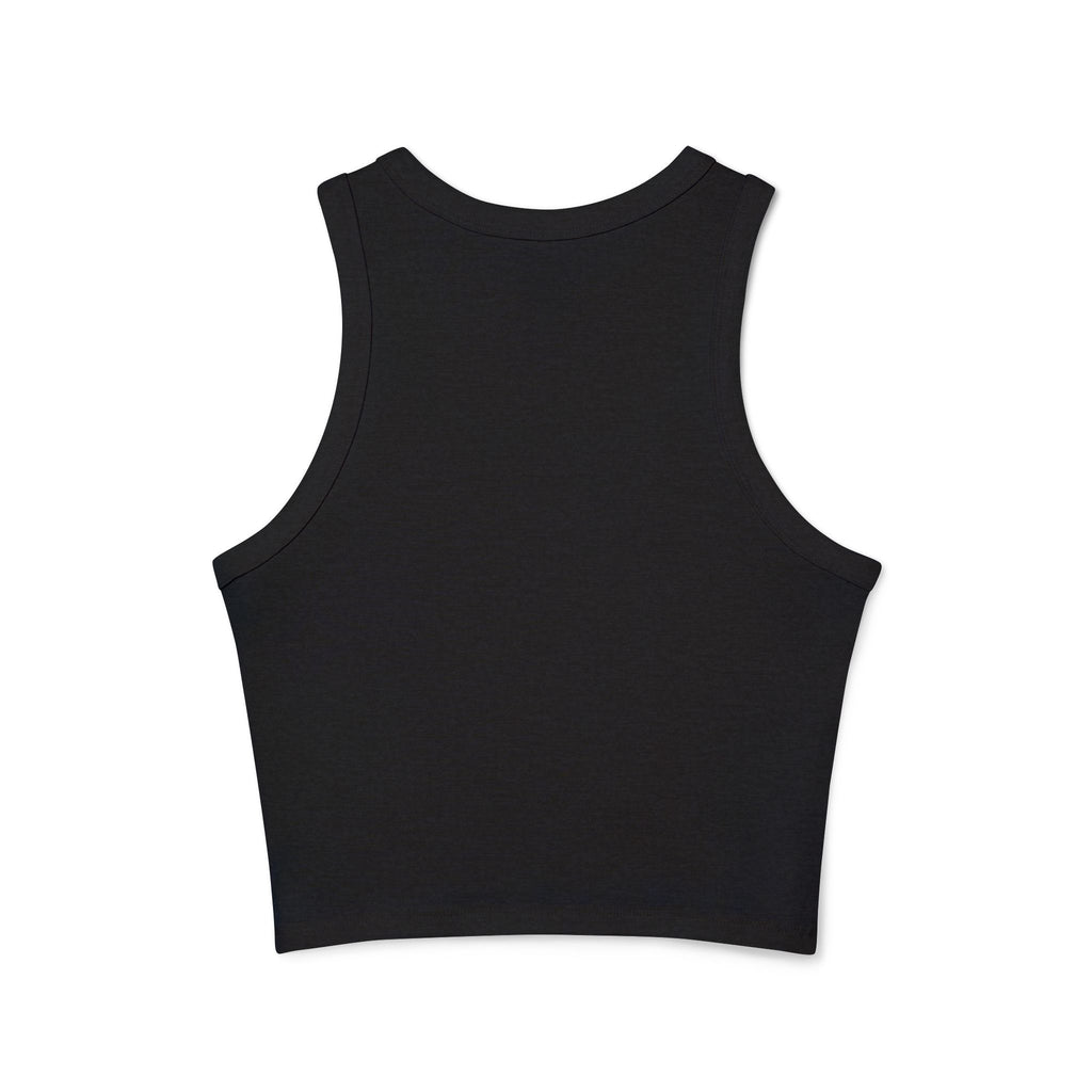 Red Flag Racer Tank Top — Women’s Micro Rib Cropped Tank
