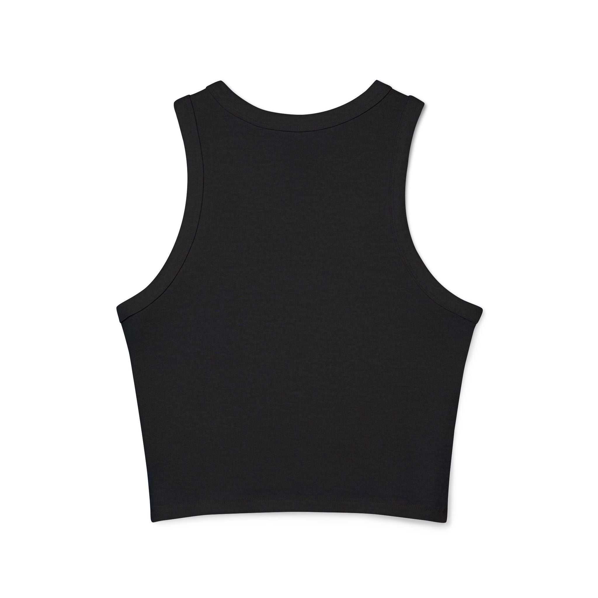 Red Flag Racer Tank Top — Women’s Micro Rib Cropped Tank