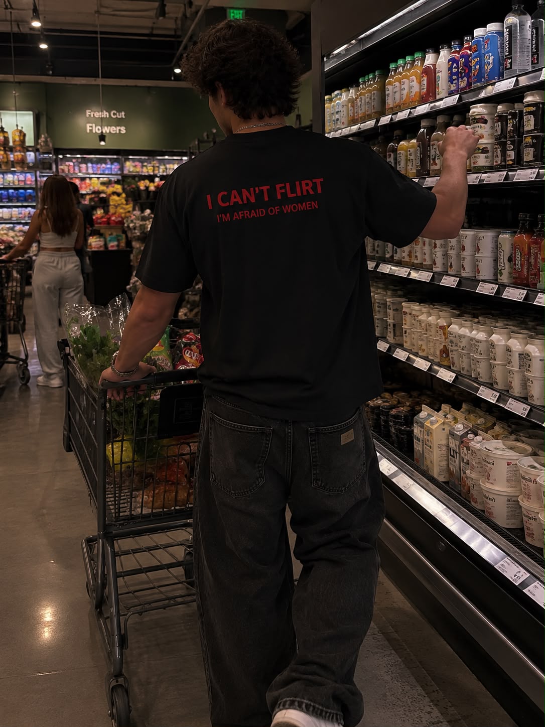 I Can't Flirt, I'm afraid for women T-Shirt