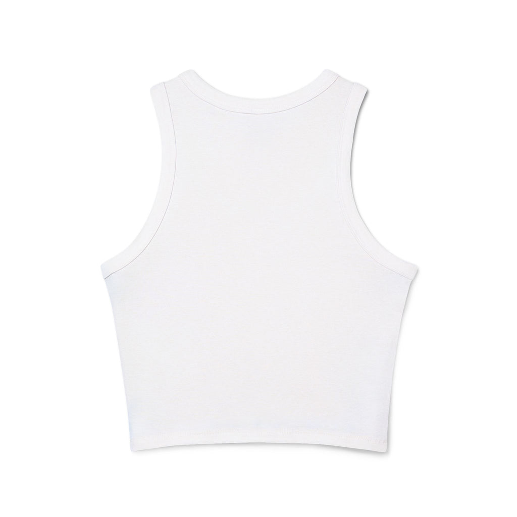 Red Flag Racer Tank Top — Women’s Micro Rib Cropped Tank