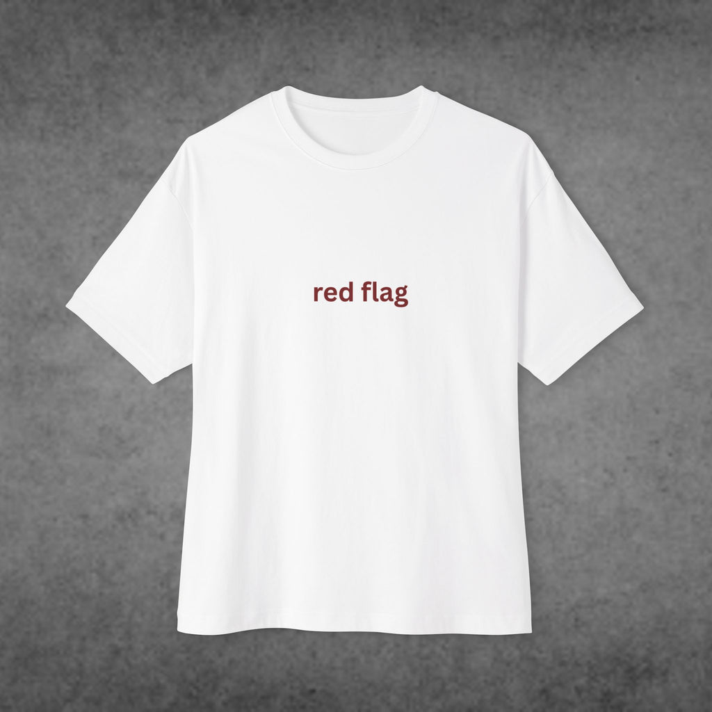Red Flag Text Tee