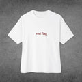 Red Flag Text Tee